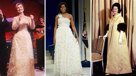 First Lady Fashion 75 Years Of Inaugural Gowns Allure