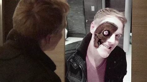Halloween Mirror Gives Cinemagoers A Fright As It Transforms Them Into