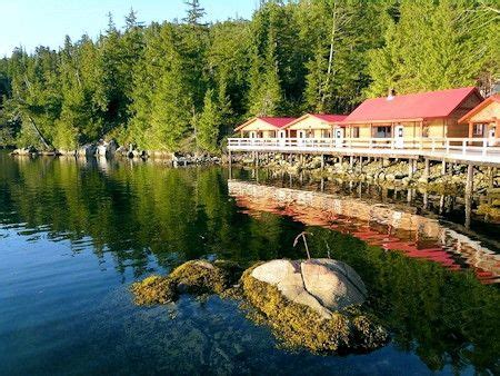 The rustic resort at thuya lakes features 8 lakefront log cabins with stunning views in all directions. Duncanby Lodge waterfront cabins (With images) | Salmon ...