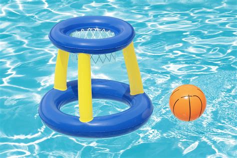 Tioodre 360 Floating Water Basketball Pool Basketball Hoop Poolside