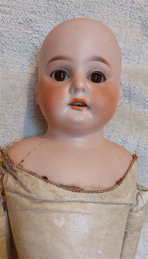 Antique Armand Marseille Doll Bisque Kid Leather Body Restoration