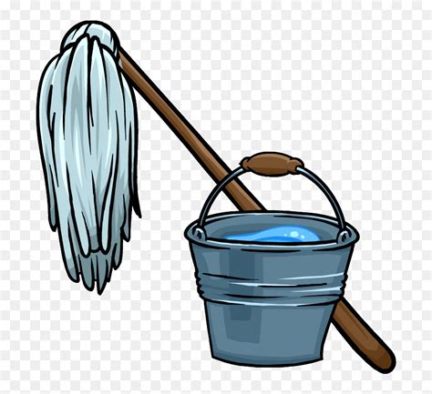 Transparent Background Broom Clipart Png Male Sweeping Cartoon Broom
