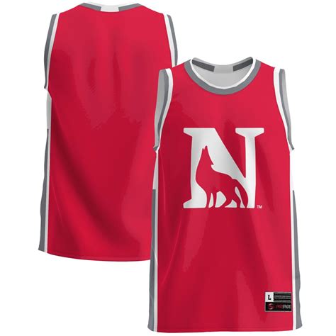 Mens Scarlet Newberry College Wolves Basketball Jersey