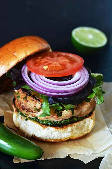 Mexican Turkey Burgers With Cilantro Lime Pesto Host The Toast