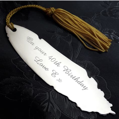 Sterling Silver Feather Bookmark The Silver Place