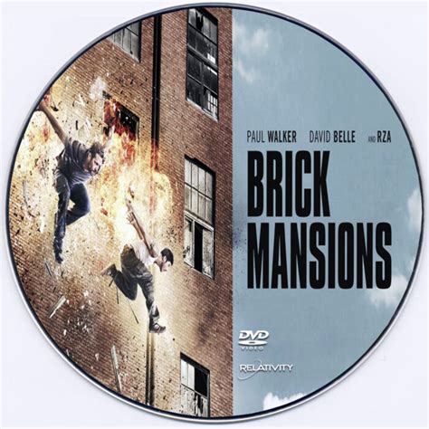 Brick Mansions Dvd Label 2014 Custom Art