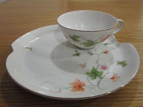Vintage Japanese Tea Cup And Snack Plate Collectors Weekly