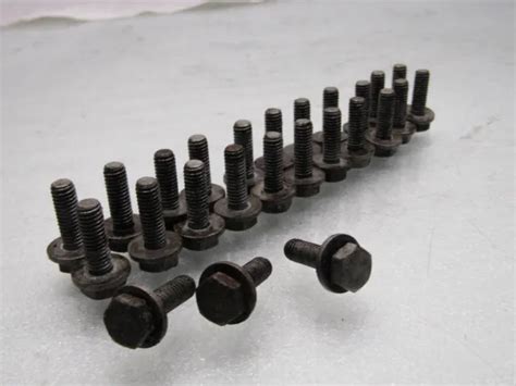 bmw e38 7 series 94 01 3 5 m62 engine oil pan lower sump tray cover bolts nuts 37 86 picclick