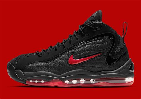 Now Available Nike Air Total Max Uptempo Black Red — Sneaker Shouts