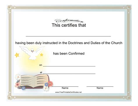 Free Church Certificate Templates Printable Templates