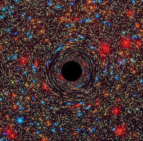 Computer-Simulated Image of a Supermassive Black Hole | NASA