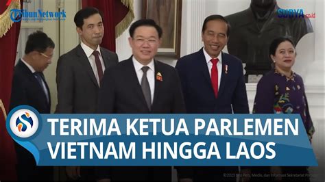 Didampingi Puan Jokowi Terima Kunjungan Ketua Parlemen Thailand Hingga