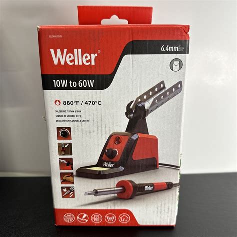 Weller Wlsk6012hd Black And Red Corded Electric Soldering Iron Station