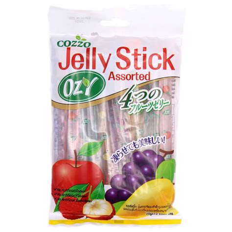 Cozzo Ozy Assorted Jelly Sticks 240g Tuk Tuk Mart