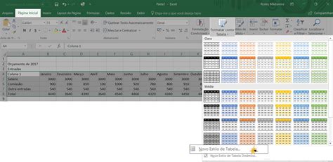 Excel Como Criar Uma Tabela No Excel