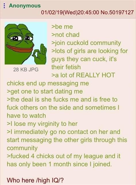 Anon Has High Iq R Greentext Greentext Stories Know Your Meme