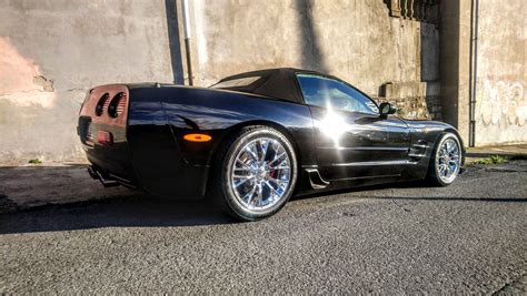 Black Corvette C5 Black Corvette Corvette C5 Convertible Sports Car