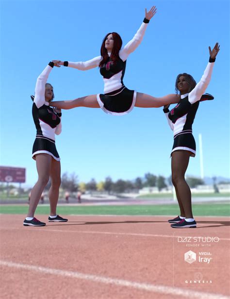 Cheer Fantasy Cheerleader Poses Bundle Daz 3d