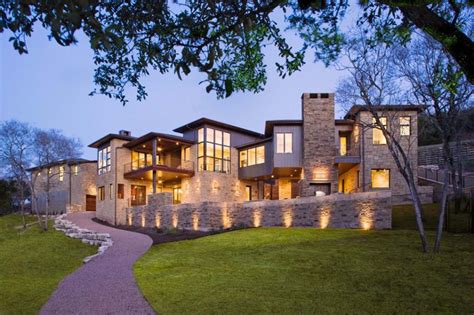 Dream House Design On The Hill Westlake Drive House By James D Larue