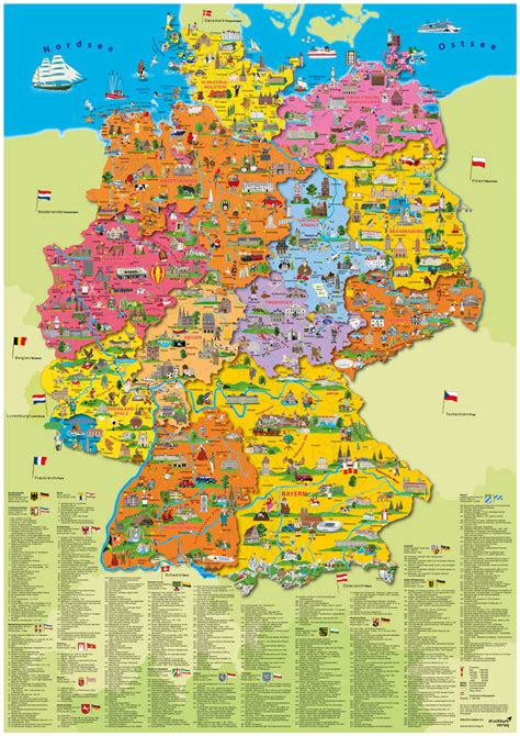 Deutschlandkarte Politisch Bundesländer