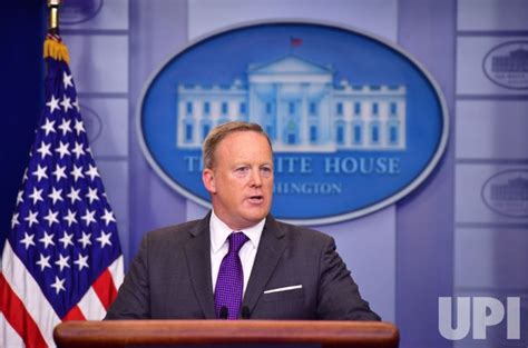 Photo White House Press Secretary Sean Spicer Holds The Daily Press