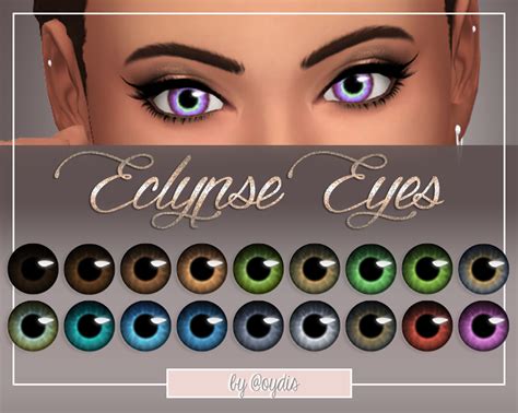 Oydis Eclipse Eyes I Wanted To Try Making Eyes And Here