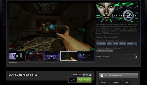 System Shock 2 Now Available On Steam For Linux Tuxarena