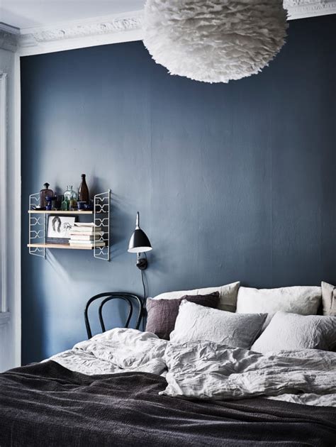 Dreamy Scandi Apartment With A Stunning Deep Blue Bedroom Daily Dream Decor