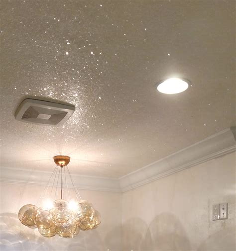 Popcorn Ceiling With Glitter Asbestos Shelly Lighting