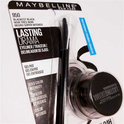 Maybelline Makeup Blackest Black Lasting Drama Gel Eyeliner Poshmark