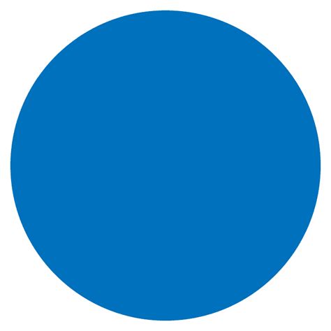 Blå Cirkel Emoji Clipart Gratis Download Creazilla