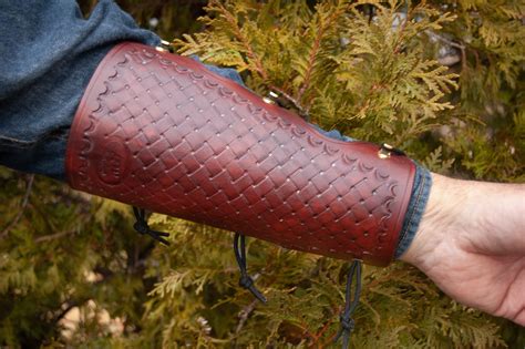 Leather Arm Guard Archery Arm Guard For Traditional Archery Etsy