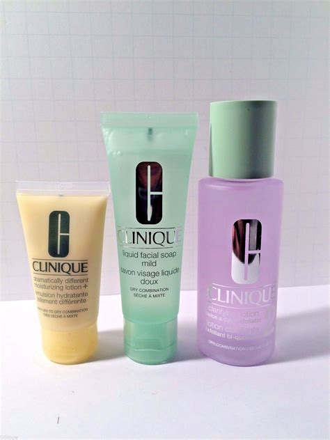 Clinique 3 Step Creates Great Skin Kit For Dry Combination Skin Travel