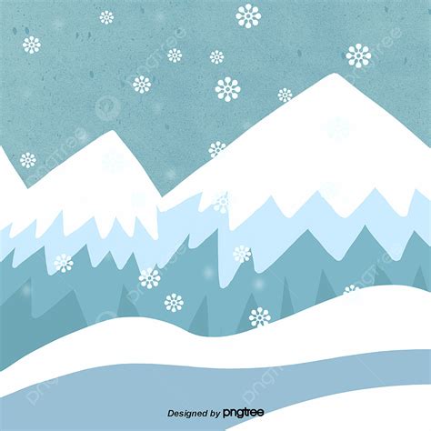 Snow Mountain Background Clipart