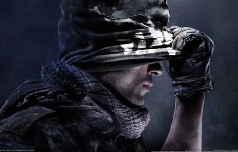 Wallpaper Call Of Duty Ghosts Soldier Mask Face Wallpapers Games