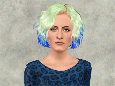 Easy Hairstyle Newseas Foam Summer Retextured By Fanskher Sims 3 Hairs