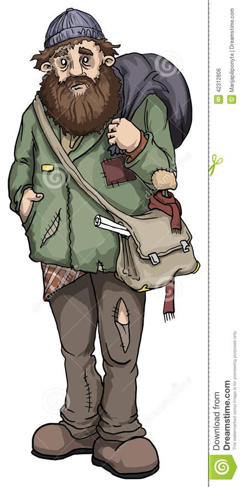 Submitted 2 years ago by deleted. Homeless Man Character Cartoon Vector | CartoonDealer.com ...