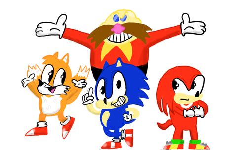 The Classic Team Classic Sonic By Maddosshmillore On Newgrounds
