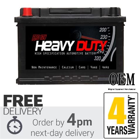 Pro 12v Heavy Duty 063 Car Battery 45ah 390cca 4 Year Warranty Ebay