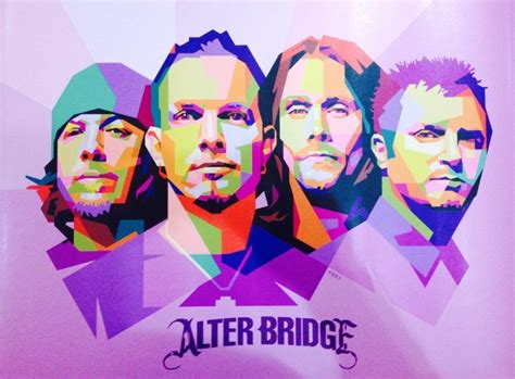 Cool Alter Bridge Poster Designed By Local Artist In Jakarta Alter