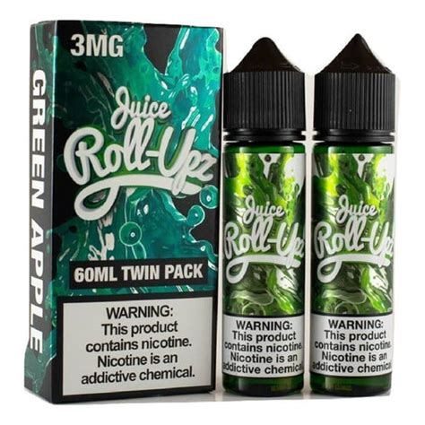 juice roll upz green apple 120ml ⋆ e juice ⋆ vape juice ⋆ 17 99 ⋆
