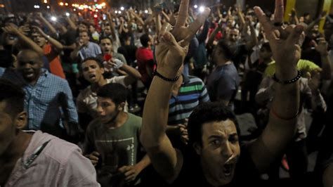 Egypt Protests Hundreds Held After Rare Anti Government Unrest Bbc