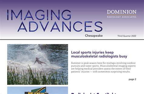 Chesapeake Newsletters Dominion Radiology Associates Dominion Radiology