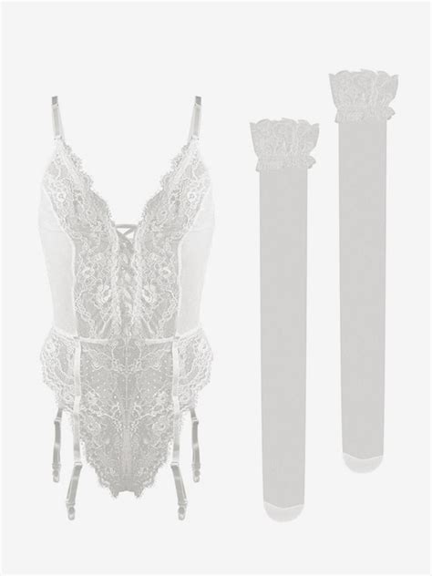 teddies lingerie white lace sexy teddies for women