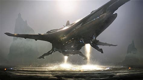 Fantasy Art Science Fiction Spaceship Aliens Banu Merchantman Star