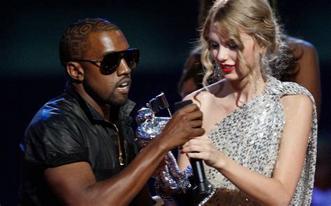 Kanye West Taylor Swift In 2009 Kanye West Interrupted Taylor Swift