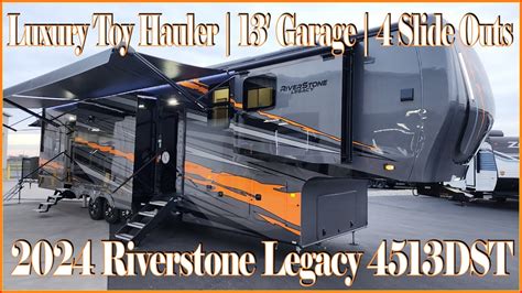 2024 Riverstone 4513dst Legacy Edition Toy Hauler Fifth Wheel By