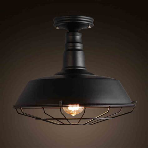 Industrial ceiling lighting that will add industrial style to any room. Northern Europe Loft Style Industrial Vintage Wrought Iron ...