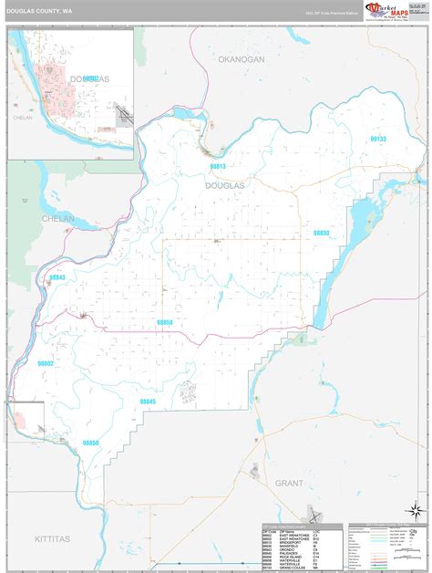 Douglas County Nv Wall Map Premium Style By Marketmaps Mapsales Vrogue