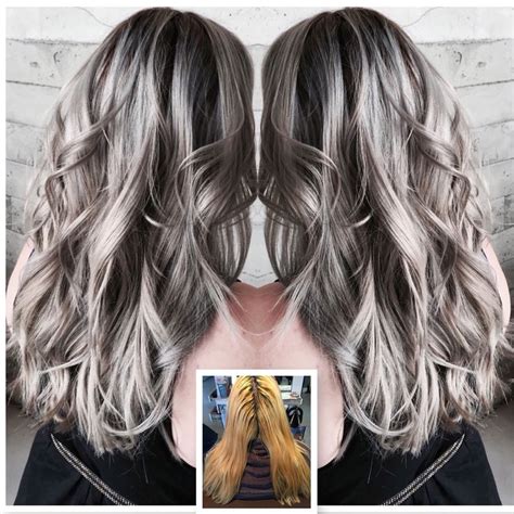 This is, as far as i can tell, the gentlest way to cleanse your hair. How-To: Blonde to Edgy Silver - Career | Silver hair, Grey ...